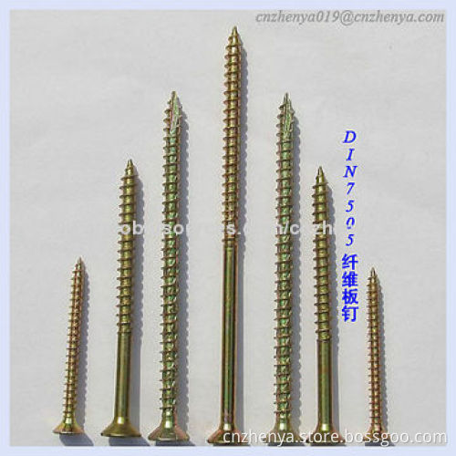 DIN7505 Steel Chipboard Screws, Mainly Used for Indoor and Outdoor Construction FieldNew